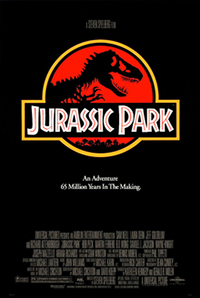 jurassic park movie poster thumbnail from wikipedia for commentary